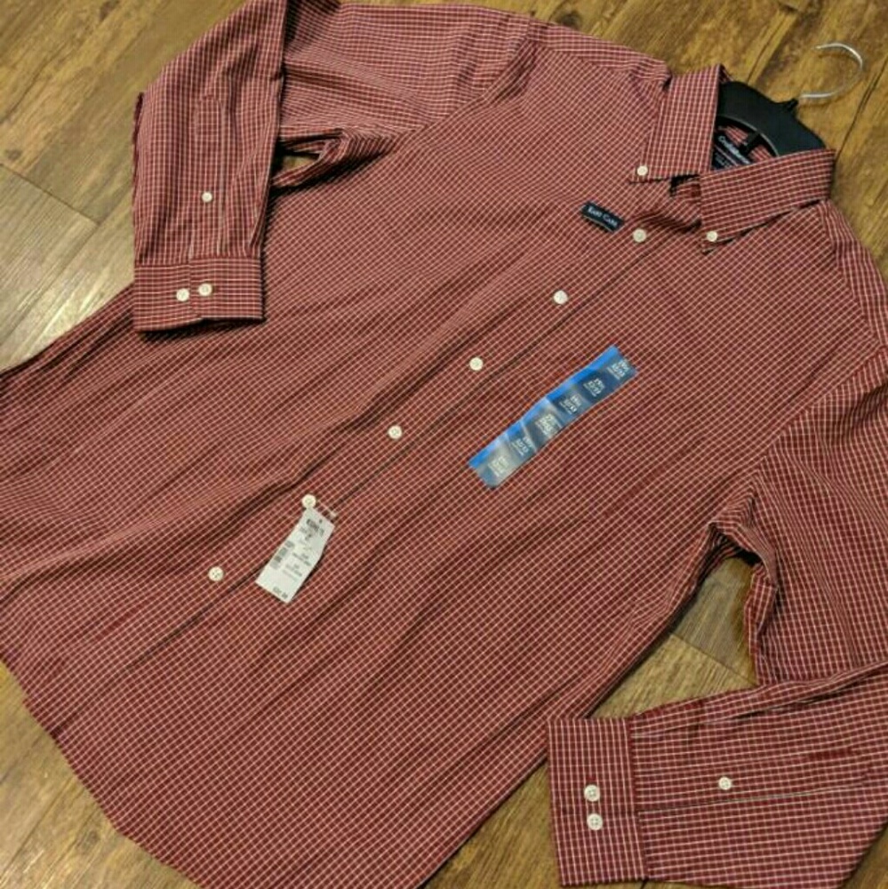 Red Button Up